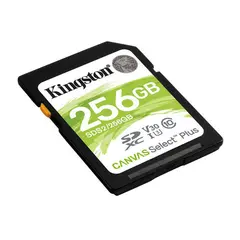4 - Карта памяти Kingston Canvas Select Plus, 256Гб (SDS2/256GB)