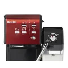 5 - Кофеварка рожковая Breville Prima Latte II VCF109X-01, 1050Вт, Красный