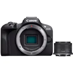 6 - Беззеркальный фотоаппарат Canon EOS R100 Black & RF-S 18-45mm...
