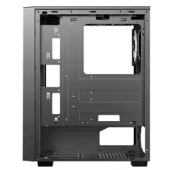 4 - Компьютерный корпус Gamemax Prism, Midi-Tower, Без блока питания, Чёрный