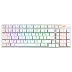 2 - Клавиатура ASUS ROG Strix Scope II 96, Проводное / беспроводное, Белый