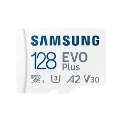 2 - Карта памяти Samsung EVO Plus MicroSD, 128Гб (MB-MC128KA/EU)