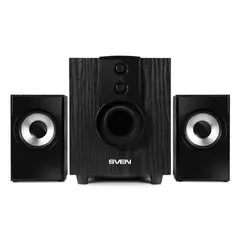 3 - Компьютерные колонки 2.1 SVEN MS-107, Чёрный
