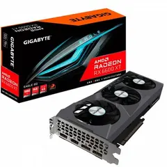 5 - Видеокарта Gigabyte GV-R66EAGLE-8GD, 8GB GDDR6 128бит