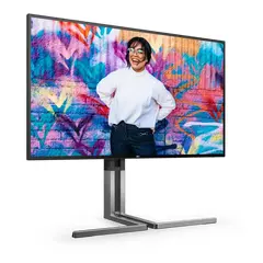 5 - 27" Профессиональный монитор AOC U27U3CV, IPS 3840x2160 4K UHD, Чёрный
