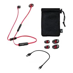 3 - Игровая Гарнитура HyperX Cloud Buds, Беспроводной, Черный/Красный