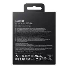 4 - Внешний портативный SSD накопитель Samsung T9, 4 ТБ, Чёрный...