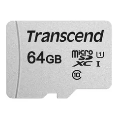 4 - Карта памяти Transcend MicroSDXC Class 10, 64Гб (TS64GUSD300S)