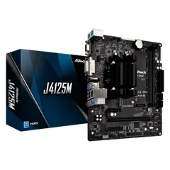 2 - Материнская плата ASRock J4125M, Intel J4125, Micro-ATX