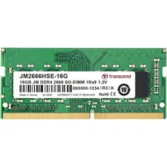 2 - Оперативная память Transcend JM2666HSE-16G, DDR4 SDRAM, 2666 МГц, 16Гб