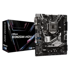 5 - Материнская плата ASRock B365M-HDV, LGA1151, Intel B365, Micro-ATX