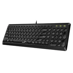 5 - Клавиатура Genius SlimStar Q200, Проводное, Чёрный