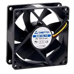 4 - Вентилятор для ПК Chieftec AF-1225S, 120 мм