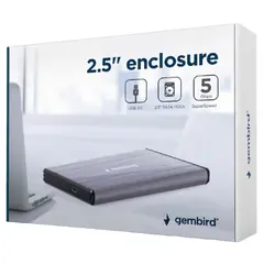3 - Внешний корпус Gembird EE2-U3S-3-LG, , Серый (EE2-U3S-3-LG)