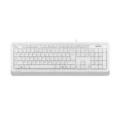 6 - Клавиатура A4Tech FK10, Проводное, Белый/Серый