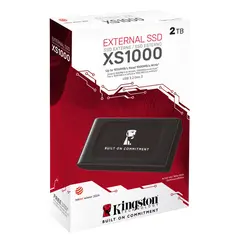 3 - Внешний портативный SSD накопитель Kingston XS1000 BoC, 2 ТБ, Чёрный...