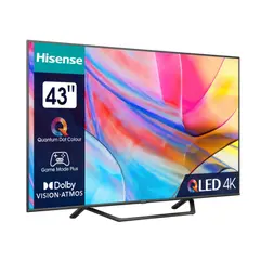 3 - 43" QLED SMART Телевизор Hisense 43A7KQ, 3840x2160 4K UHD, VIDAA...