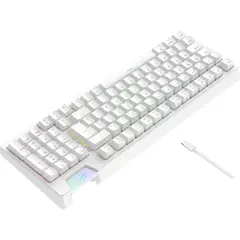 4 - Клавиатура Havit KB885L, Проводное, Белый