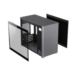 3 - Компьютерный корпус Gamemax SPARK, Mini-Tower, Без блока питания, Серый