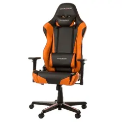 2 - Игровое кресло DXRacer Racing, Искусственная кожа, Черный/Оранжевый