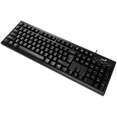 3 - Клавиатура Genius KB-100XP, Проводное, Чёрный