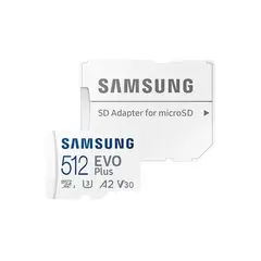 4 - Карта памяти Samsung EVO Plus MicroSDXC, 512Гб (MB-MC512KA/KR)