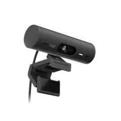 6 - Веб-камера Logitech BRIO 500, Full-HD 1080P, Серый