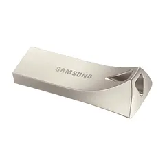 4 - USB Flash накопитель Samsung Bar Plus, 64Гб, Серебристый