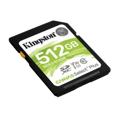 3 - Карта памяти Kingston Canvas Select Plus, 512Гб (SDS2/512GB)