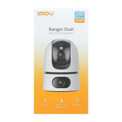 4 - Камера видеонаблюдения IMOU Ranger Dual 10MП, Белый