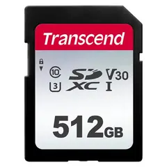 2 - Карта памяти Transcend MicroSDXC Class 10, 512Гб (TS512GSDC300S)