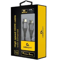 6 - Видео кабель Cablexpert CCBP-HDMI-7.5M, HDMI (M) - HDMI (M), 7,5м,...