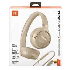 5 - Наушники JBL T530C, Бежевый