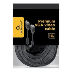 2 - Видео кабель Cablexpert CC-PPVGA-10M-B, VGA D-Sub (M) - VGA D-Sub...