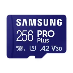 5 - Карта памяти Samsung PRO Plus MicroSD, 256Гб (MB-MD256SA/KR)