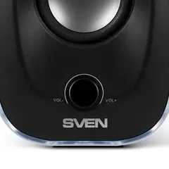 6 - Компьютерные колонки 2.0 SVEN "330", Чёрный
