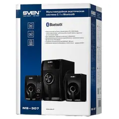 3 - Компьютерные колонки 2.1 SVEN MS-307, Чёрный