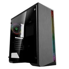 6 - Компьютерный корпус Gamemax Shine, Midi-Tower, Без блока питания, Чёрный