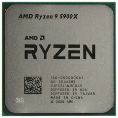 6 - Процессор AMD Ryzen 9 5900X, Без кулера | Box