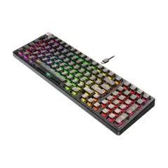 4 - Клавиатура Havit KB875L, Проводное, Прозрачный