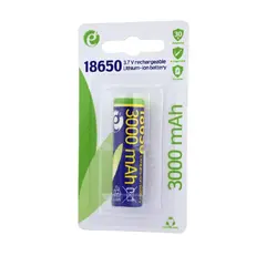 2 - Батарейки Energenie EG-BA-18650-10C/3000, 3000мА·ч, 1шт.