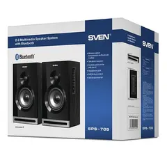 3 - Компьютерные колонки 2.0 SVEN SPS-705, Чёрный