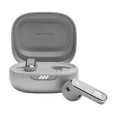5 - Наушники JBL LIVE Flex, Серебристый
