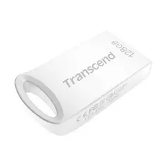 2 - USB Flash накопитель Transcend JetFlash 710, 128Гб, Серебристый
