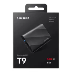 2 - Внешний портативный SSD накопитель Samsung T9, 4 ТБ, Чёрный...