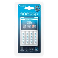 3 - Panasonic "Basic" Charger 4-pos AA/AAA + 4AA 1900mAh, K-KJ51MCC40E