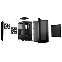 3 - Компьютерный корпус be quiet! Pure Base 501 Airflow, Midi-Tower, Без...