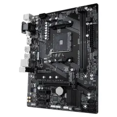 6 - Материнская плата Gigabyte GA-A320M-S2H V2, AM4, AMD B350, Micro-ATX
