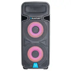 4 - Портативная колонка BLAUPUNKT PA20LED, Чёрный