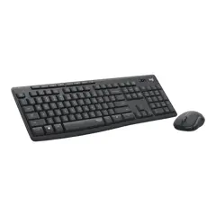 2 - Клавиатура и мышь Logitech MK295, Беспроводное, Чёрный